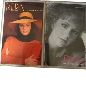 Reba McEntire Cassette Tape Lot Rumor Has It For My Broken Heart  Country Music